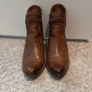Seychelles Brown Ankle Booties